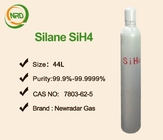 Solar Battery Electronic Gases High Purity 6N 99.9999% SiH4 Silane Gas 32.12 G/Mol