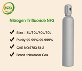 NF3 99.9% Purity Cylinder Gas / Ultra High Purity Gases Colorless With Faintly Sweet Odor