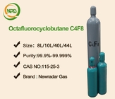 Octafluorocyclobutane C4F8 Electronic Gases For Refrigent / Medicine , EINECS 204-075-2