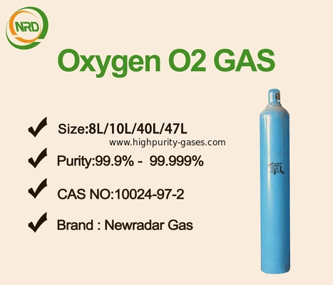 O2 Oxygen Gas High Purity Gases CAS 7782-44-7 , UN1072 Oxygen Tank