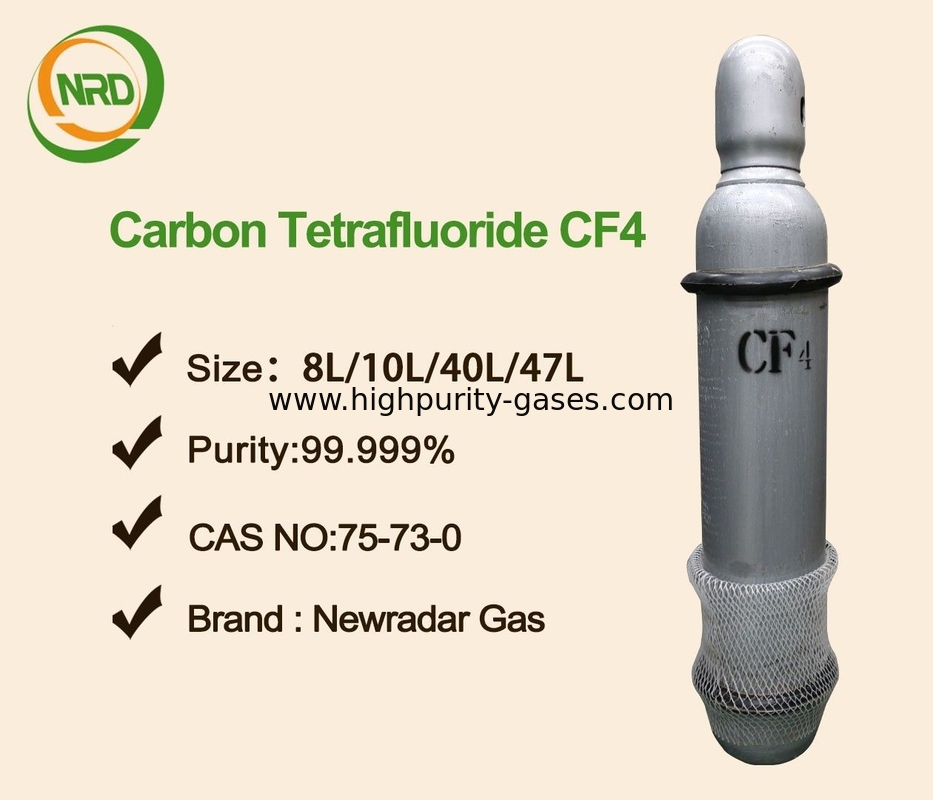 Odorless Electronic Gases Carbon Tetrafluoride Tetrafluoromethane R14 CF4 Gas