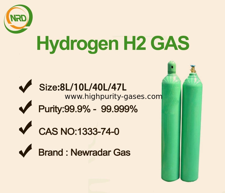 CAS 1333-74-0 Metallic Ores H2 Hydrogen Gas Reducing Agent High Purity