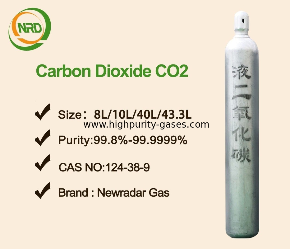 Industrial Colorless High Purity Gases CAS 124-38-9 Non - Flammable