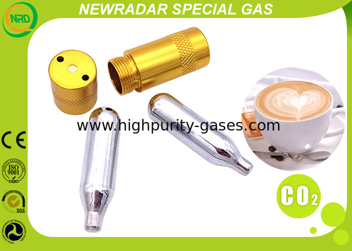 Drinking Water Specialty Gas Equipment 12G Co2 Cartridge Fe Zinc Galvanized