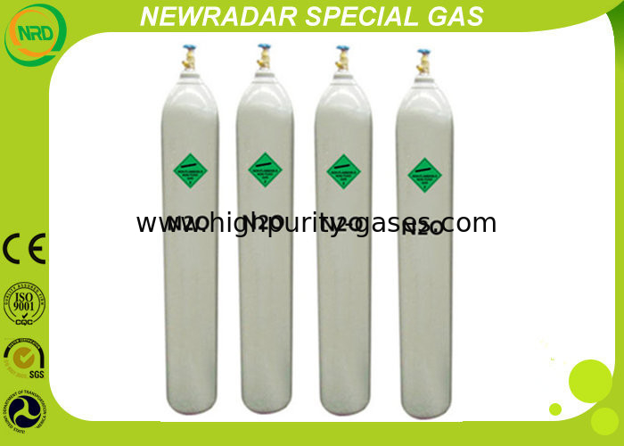 Medical / Industrial Gases Laughing Gas N2O For Food Additive , 1.977 G/L Density