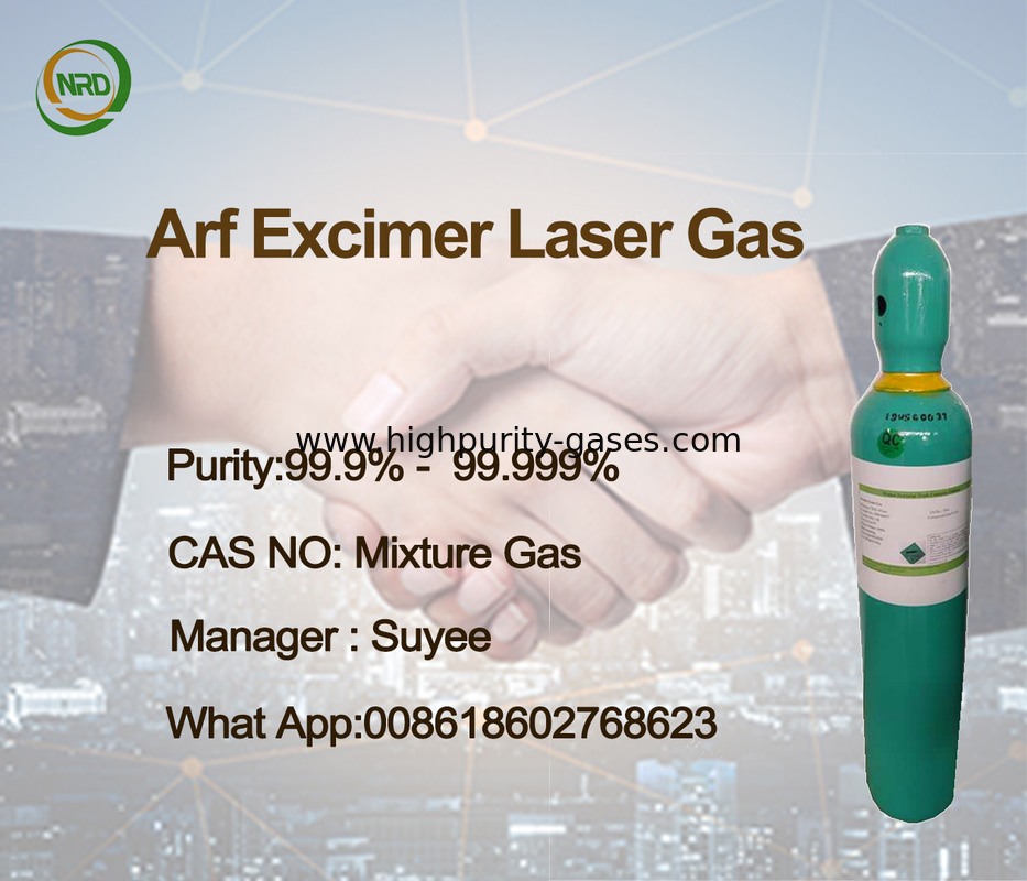 VISX Star4 Excimer Laser Gases Premix Gas ArF Laser 16L with valve CGA679