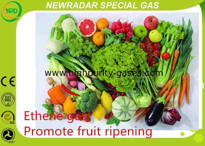 99.999% Pure Ethylene Gas Fruit Ripening / Highly Flammable Substances With MF C2H4