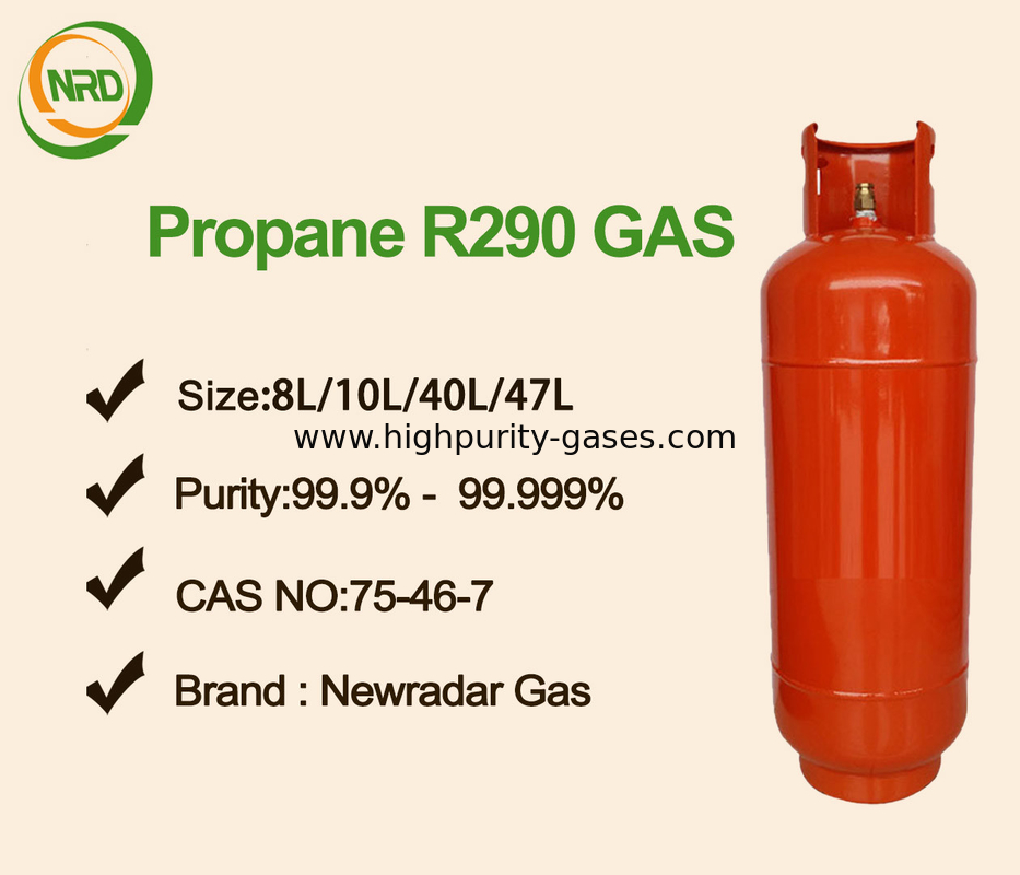 30lb High Quality 99.9% Purity Propane R290 For Auto - Air Conditioning