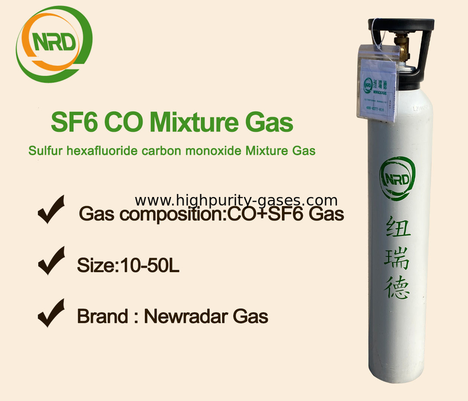 Non Flammable Gas CO SF6 Mixtures Electric Grade With Cylinder