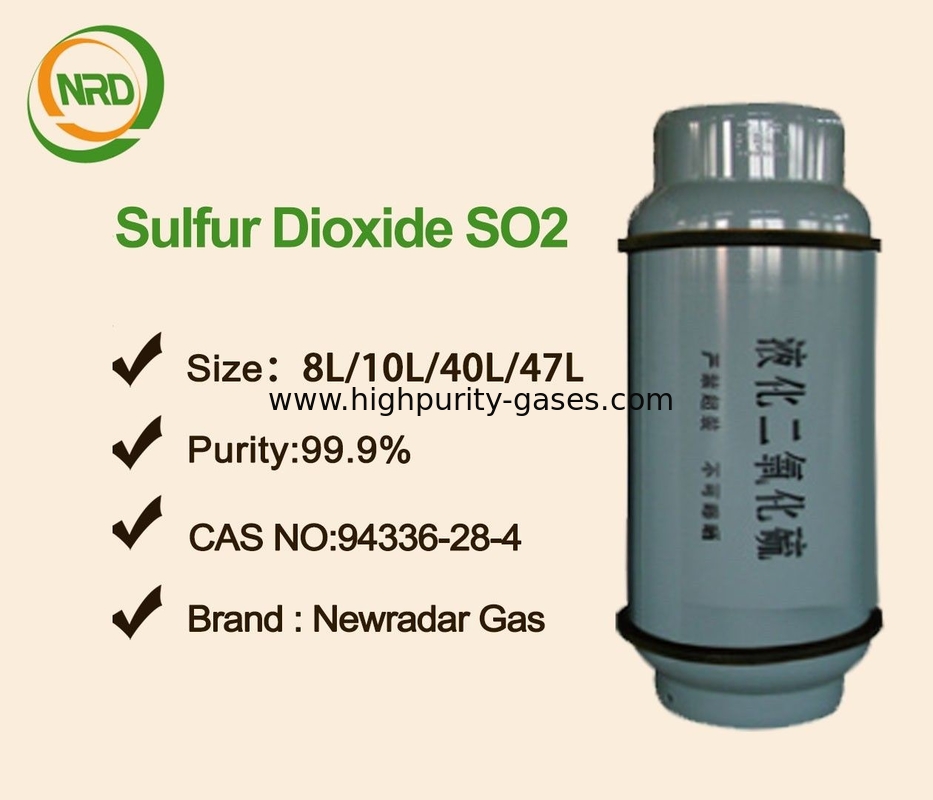 CAS 7446-09-5 Biomedical Roles Liquid Sulfur Dioxide SO2 Colorless UN1079